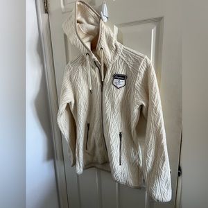 Adorable ski sweater/hoodie. Remake of a vintage style, Bergan’s of Norway.